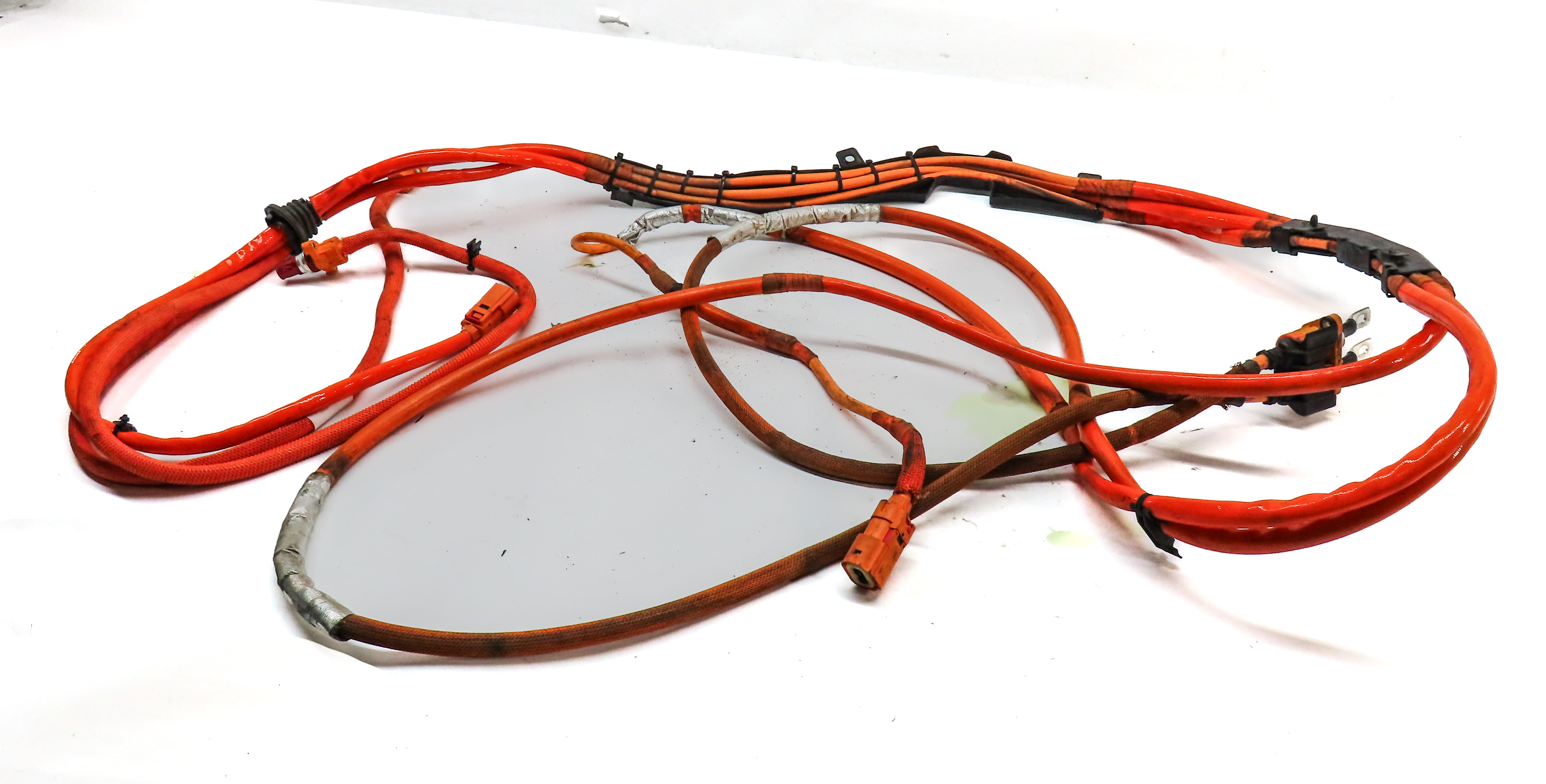 2015 PORSCHE CAYENNE E-HYBRID (958) HIGH VOLTAGE MAIN BATTERY CABLE HARNESS — exact item pictured